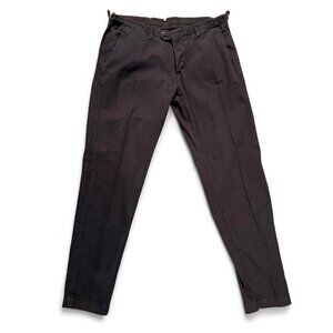 Regular fit navy trousers